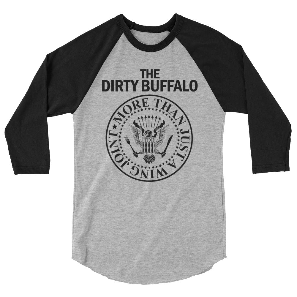 Great Seal of The Dirty Buffalo Baseball tee