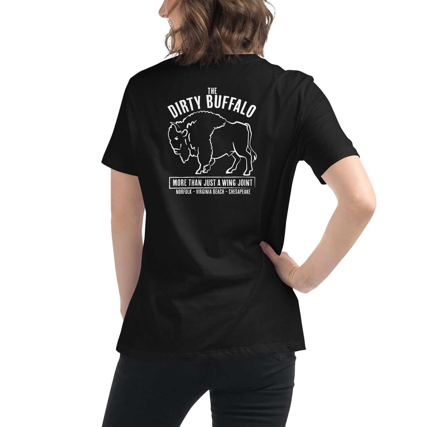 Women's Wing Joint - White Print