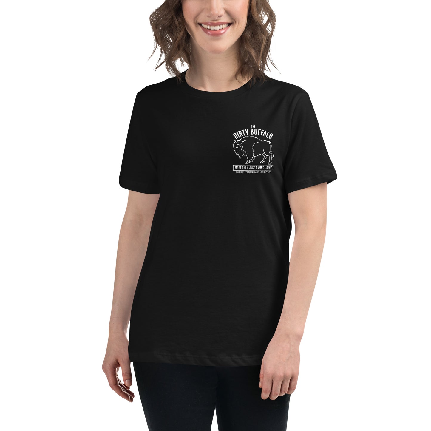 Women's Wing Joint - White Print