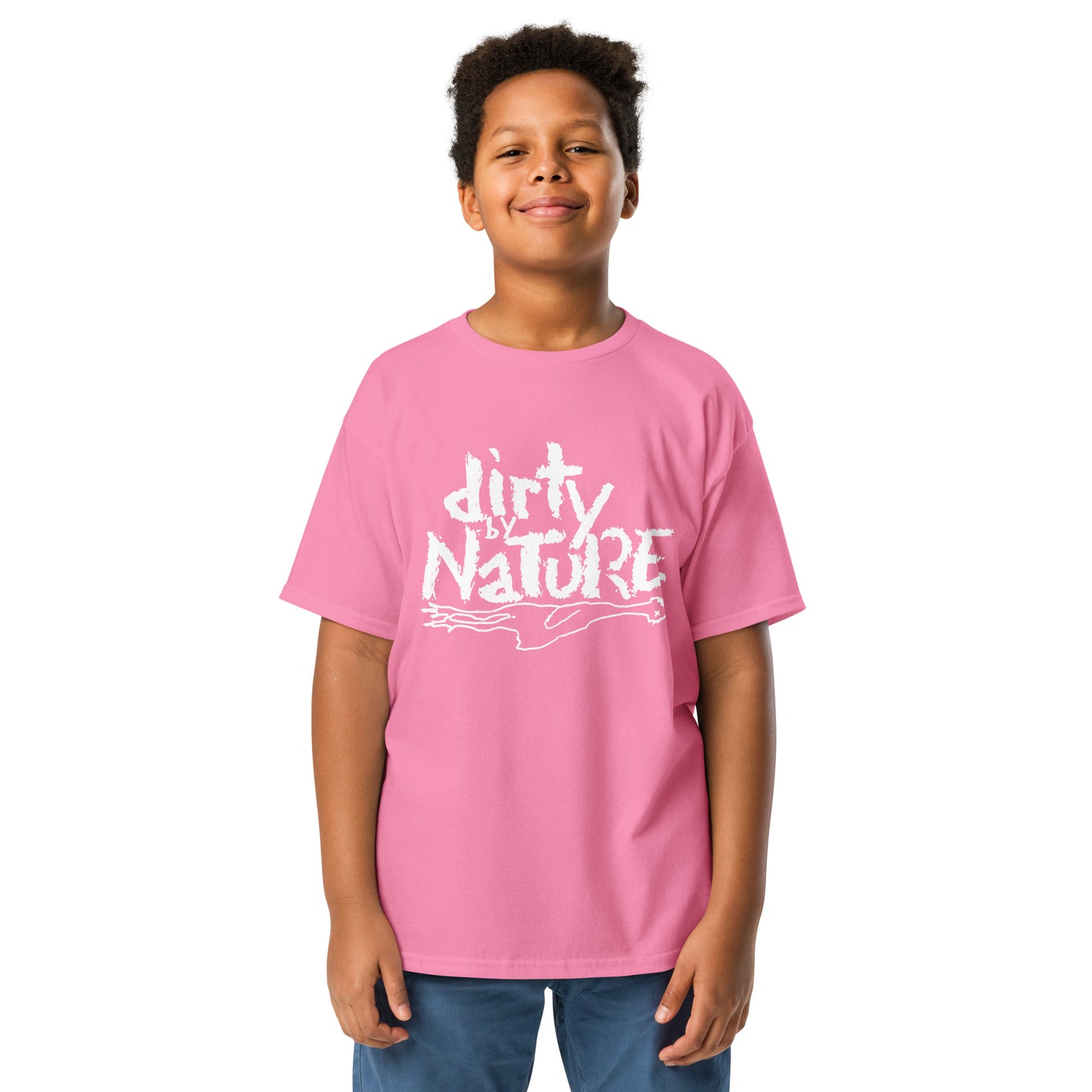 Dirty by Nature Youth Tee (White Print)