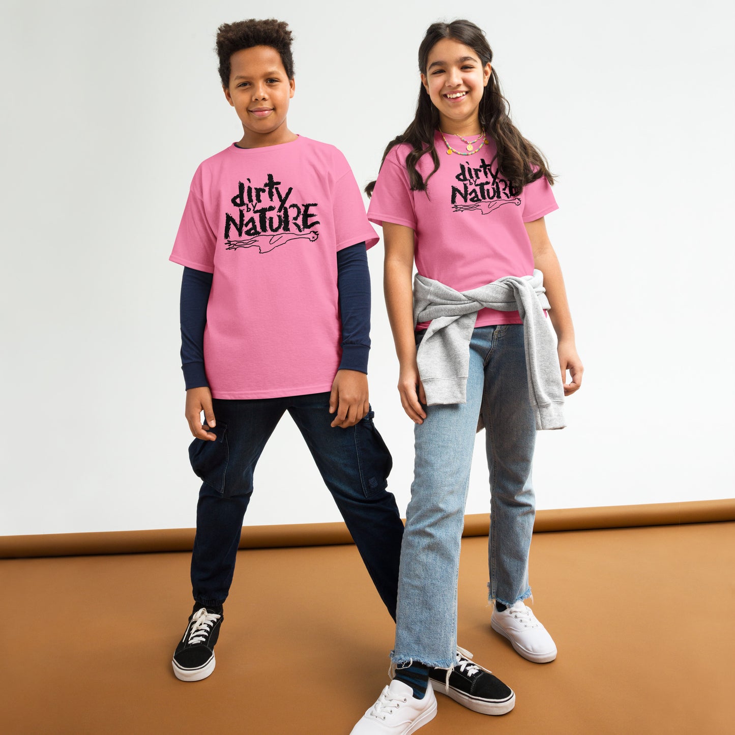 Dirty by Nature Youth Tee (black print)