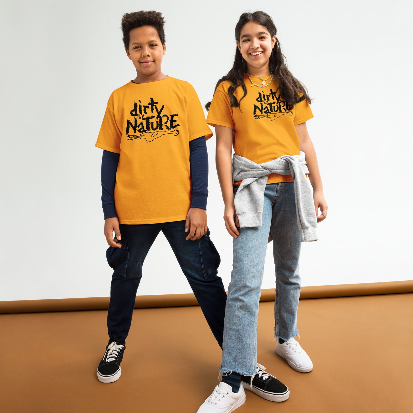 Dirty by Nature Youth Tee (black print)