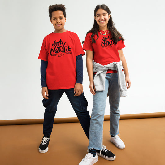 Dirty by Nature Youth Tee (black print)