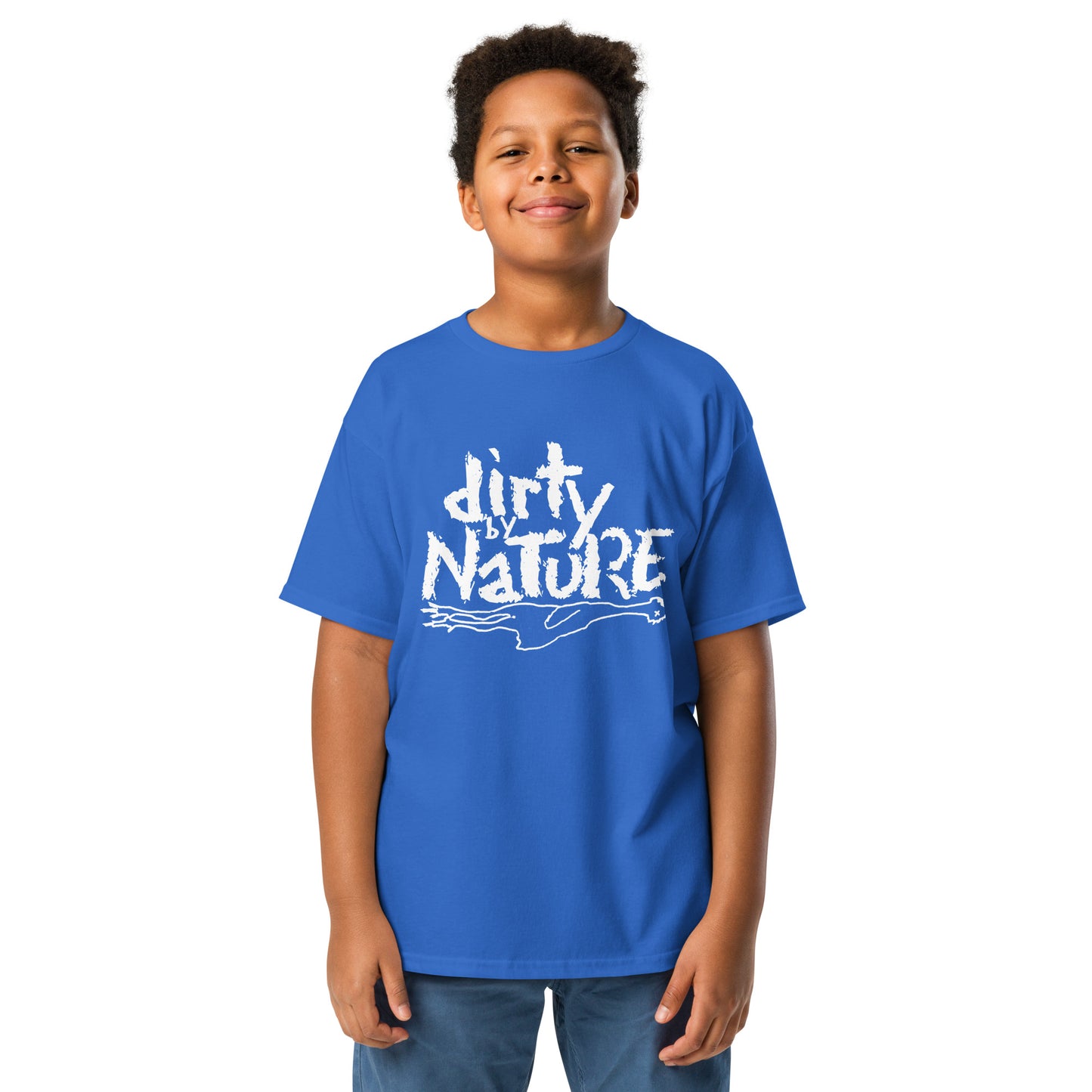 Dirty by Nature Youth Tee (White Print)