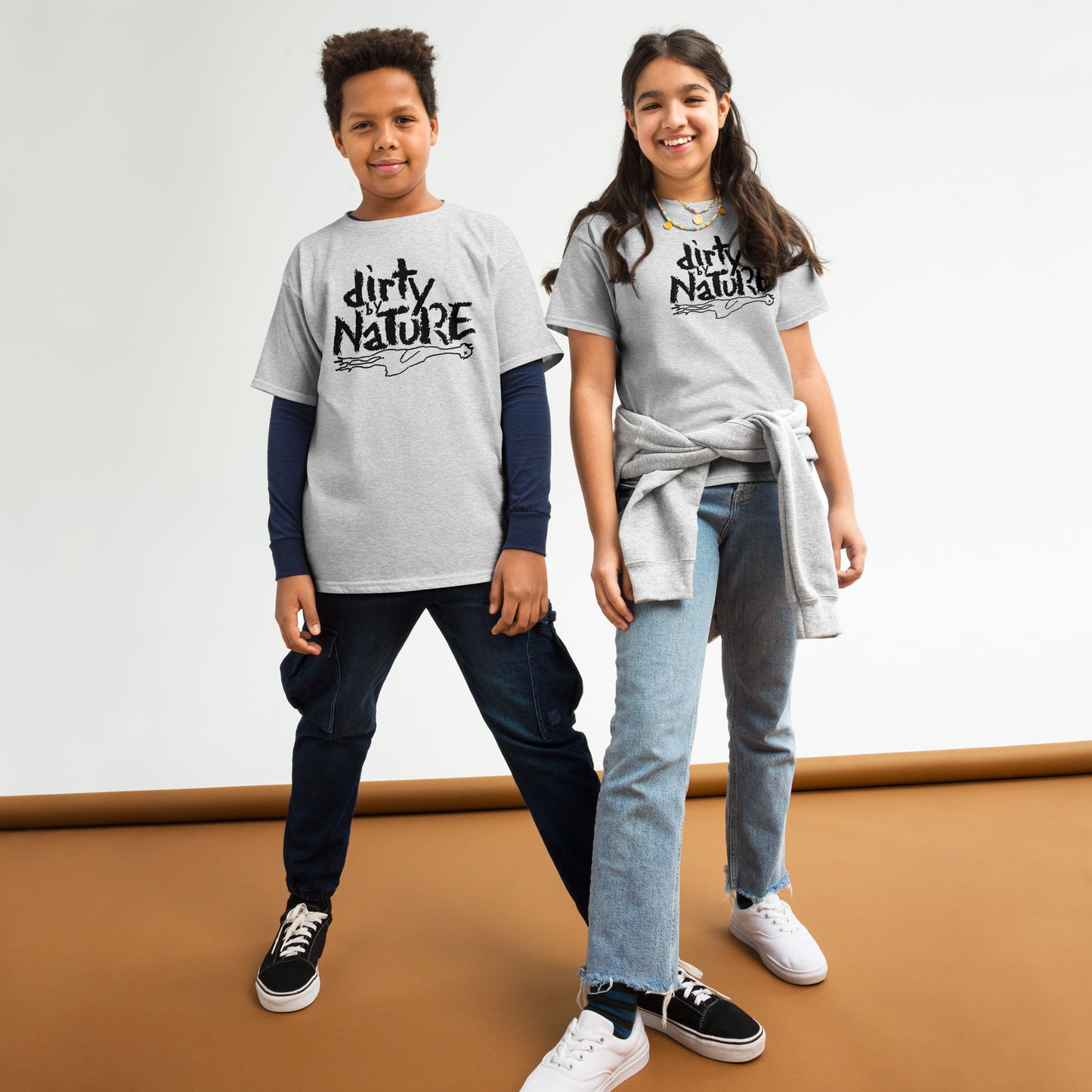 Dirty by Nature Youth Tee (black print)